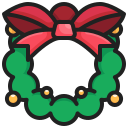 corona de navidad icon