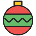 pelota de navidad icon