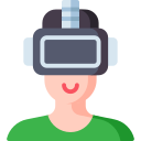 Óculos de realidade virtual 