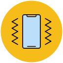 vibración del teléfono icon