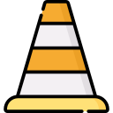 cono de tráfico icon