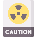 signo de radiación icon