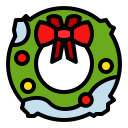 corona de navidad icon