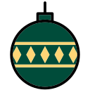 pelota de navidad icon