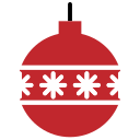 pelota de navidad icon