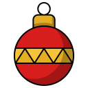 pelota de navidad icon