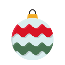 pelota de navidad icon