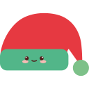 gorro navideño icon