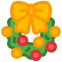 corona de navidad icon