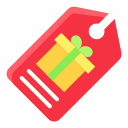 etiqueta de regalo icon