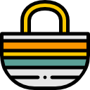 Beach bag icon