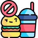 sin comida rápida icon