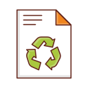 reciclaje de papel icon