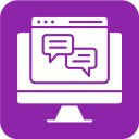 chat web icon