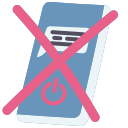 Prohibidos los smartphones icon