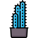 cactus columnar azul icon