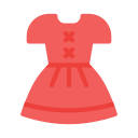 vestido tradicional icon