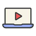 Stream video icon