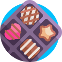 caja de chocolate icon