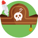 sombrero pirata icon