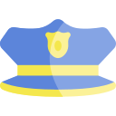 sombrero de policía icon