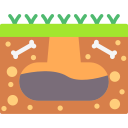 Soil liquefaction Basic Straight Flat icon