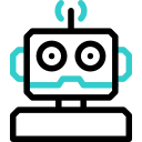 robot animated icon