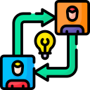 intercambiar ideas icon