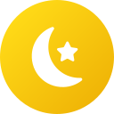 luna y estrellas icon