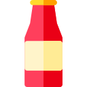 botella de salsa de tomate 