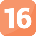 número 16 icon