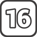 número 16 icon