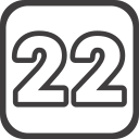 número 22