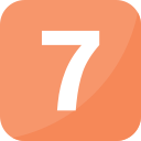 numero 7 icon