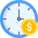 el tiempo es dinero icon