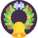 corona de navidad icon