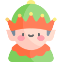 christmas elf icon