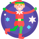 christmas elf icon