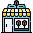 bloemenwinkel icoon