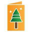 tarjeta de navidad icon