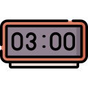 reloj digital icon