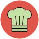 sombrero de cocinero icon