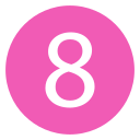 numero 8 icon