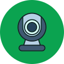 cámara web icon