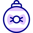 pelota de navidad icon