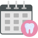 Calendario dental icon