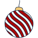 pelota de navidad icon