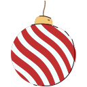 pelota de navidad icon