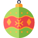 pelota de navidad icon