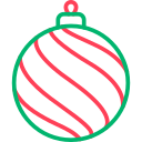 pelota de navidad icon